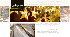 Desktop Screenshot of cateringlavaquita.com